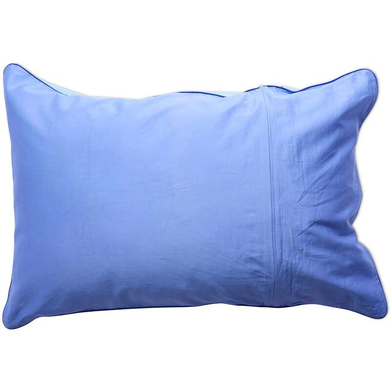 Kip&Co Glow In Blue Bamboo Cotton Pillowcases Standard 2 Piece Set image number 2
